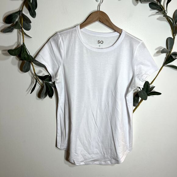 SO White Crew Neck Tee - Picture 1 of 3